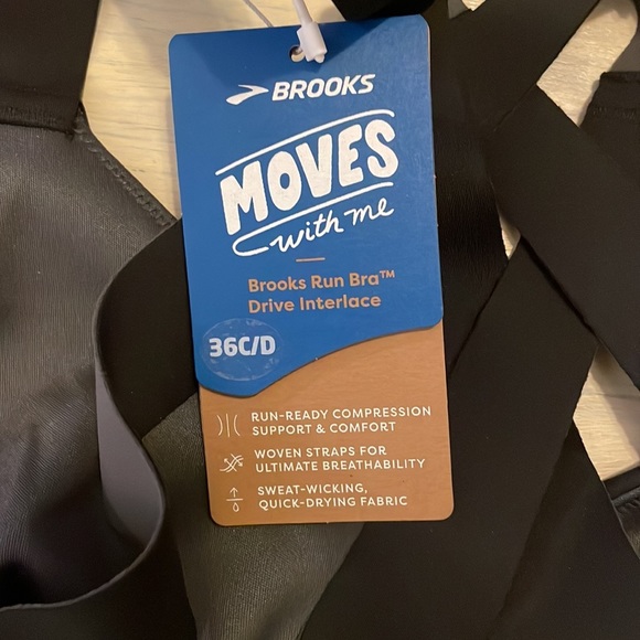 Brooks Run Bra Drive Interlace - Picture 4 of 4